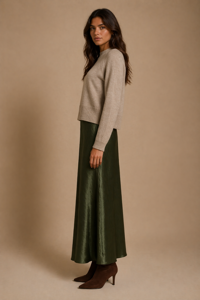 Blake Satin Skirt