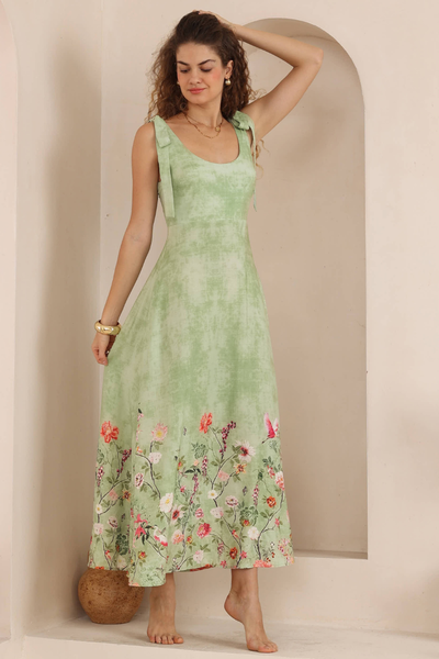 Botanical Maxi Dress