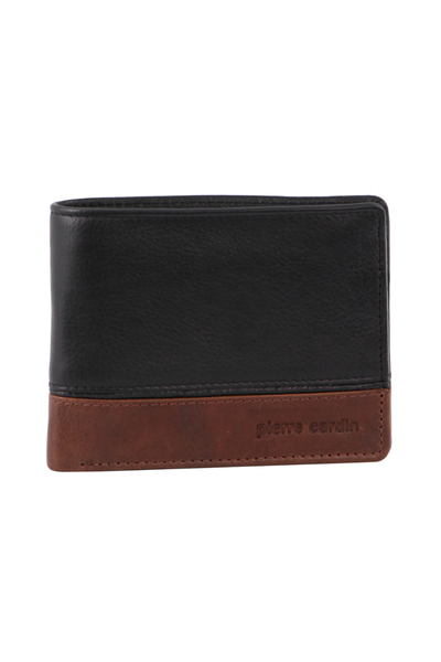 Theo Leather Two Tone Bi-Fold Wallet
