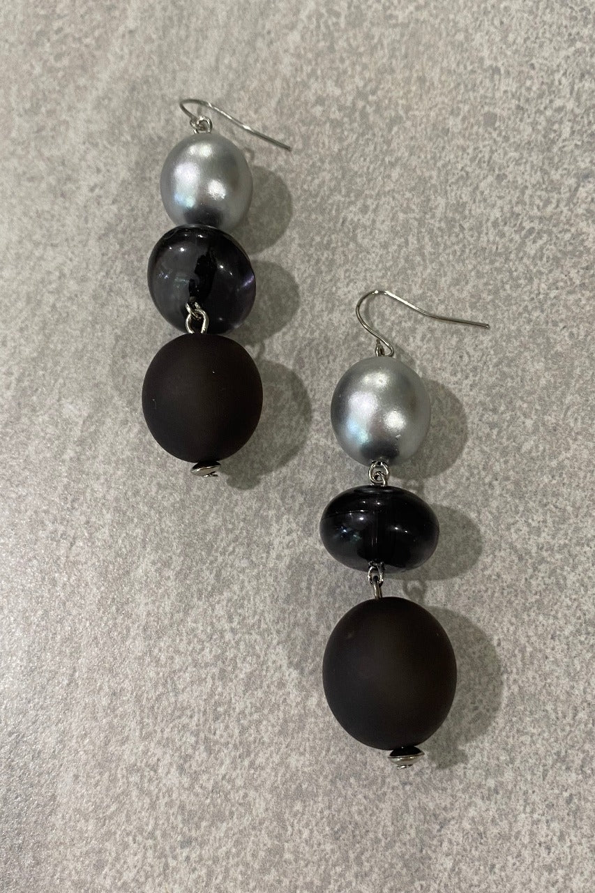 Pebble & Sphere Earrings