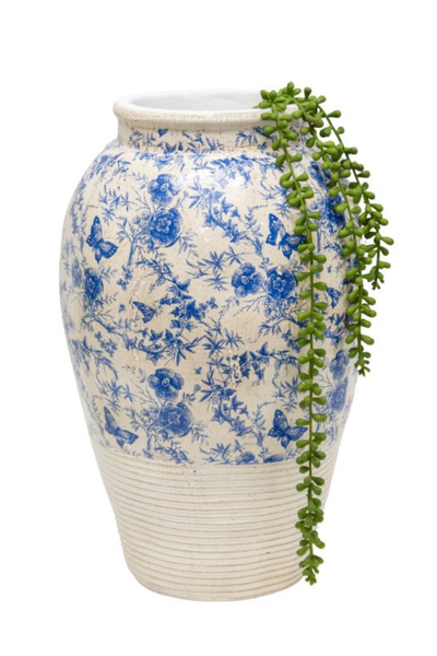 Blue Glazed Urn