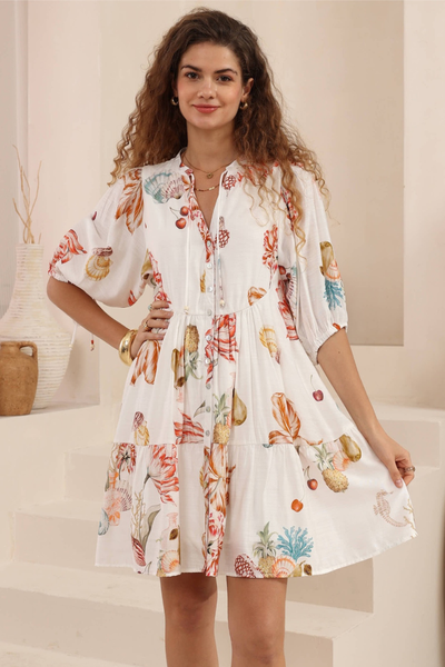 Coastal Babydoll Dress