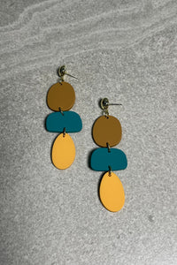 Stax Geo Polymer Earrings