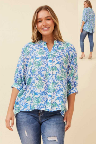 Claire Button Top