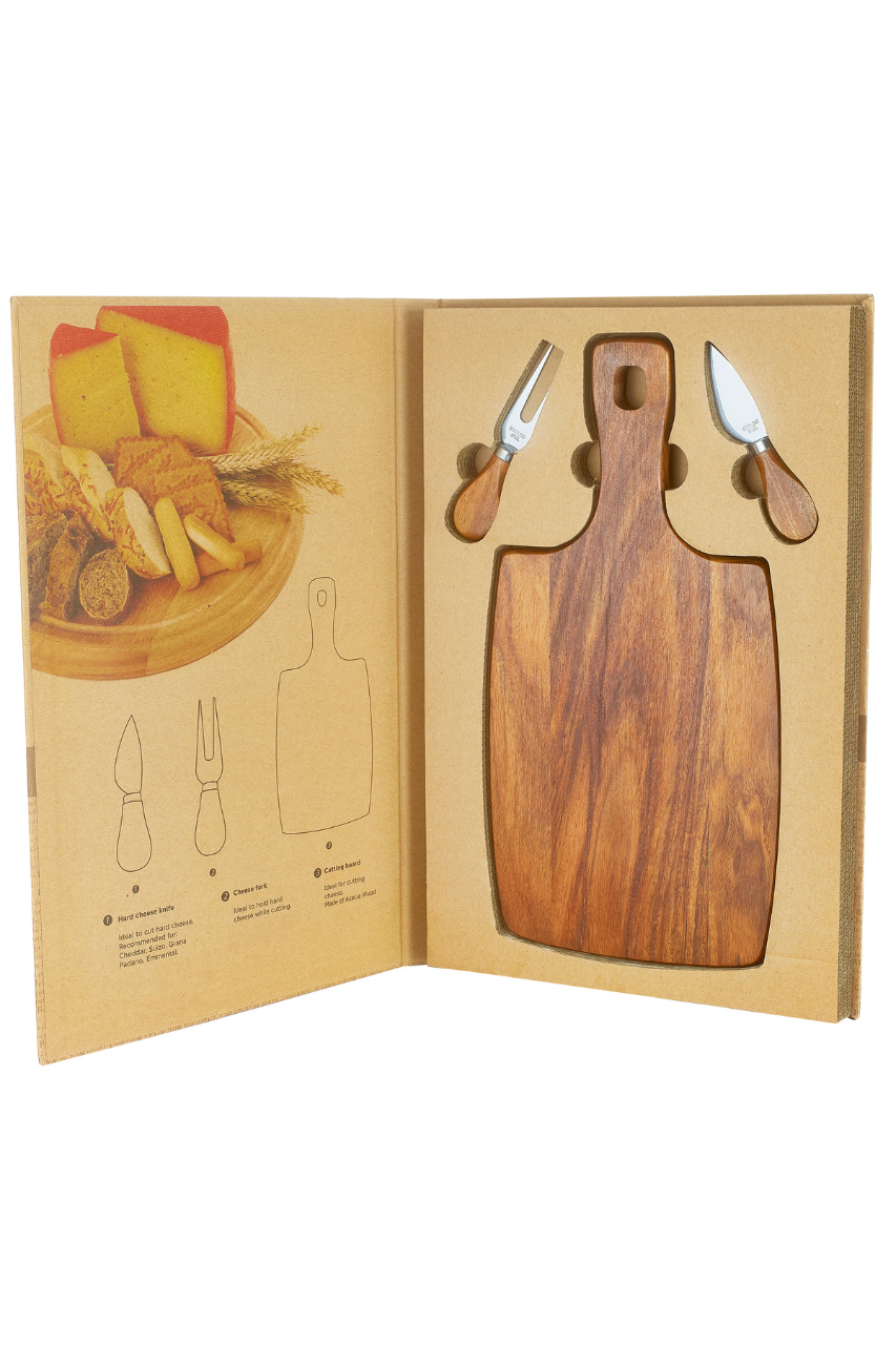 3P Board & Knife Gift Set