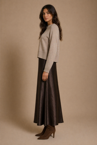 Blake Satin Skirt
