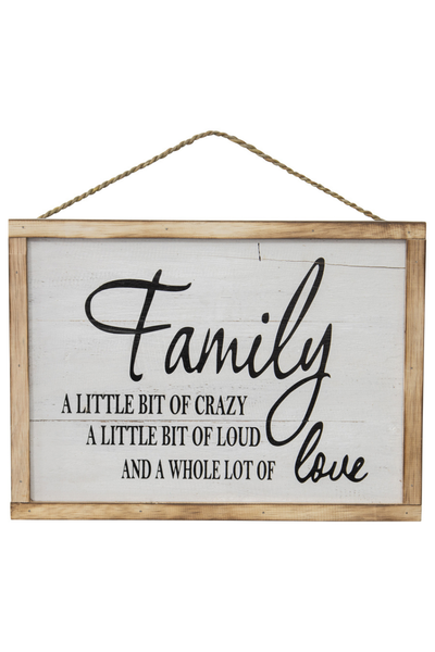 Crazy Family Wall Art