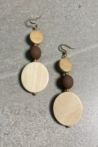 Joni Wooden Earrings