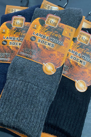 Men's Lambs Wool Sox