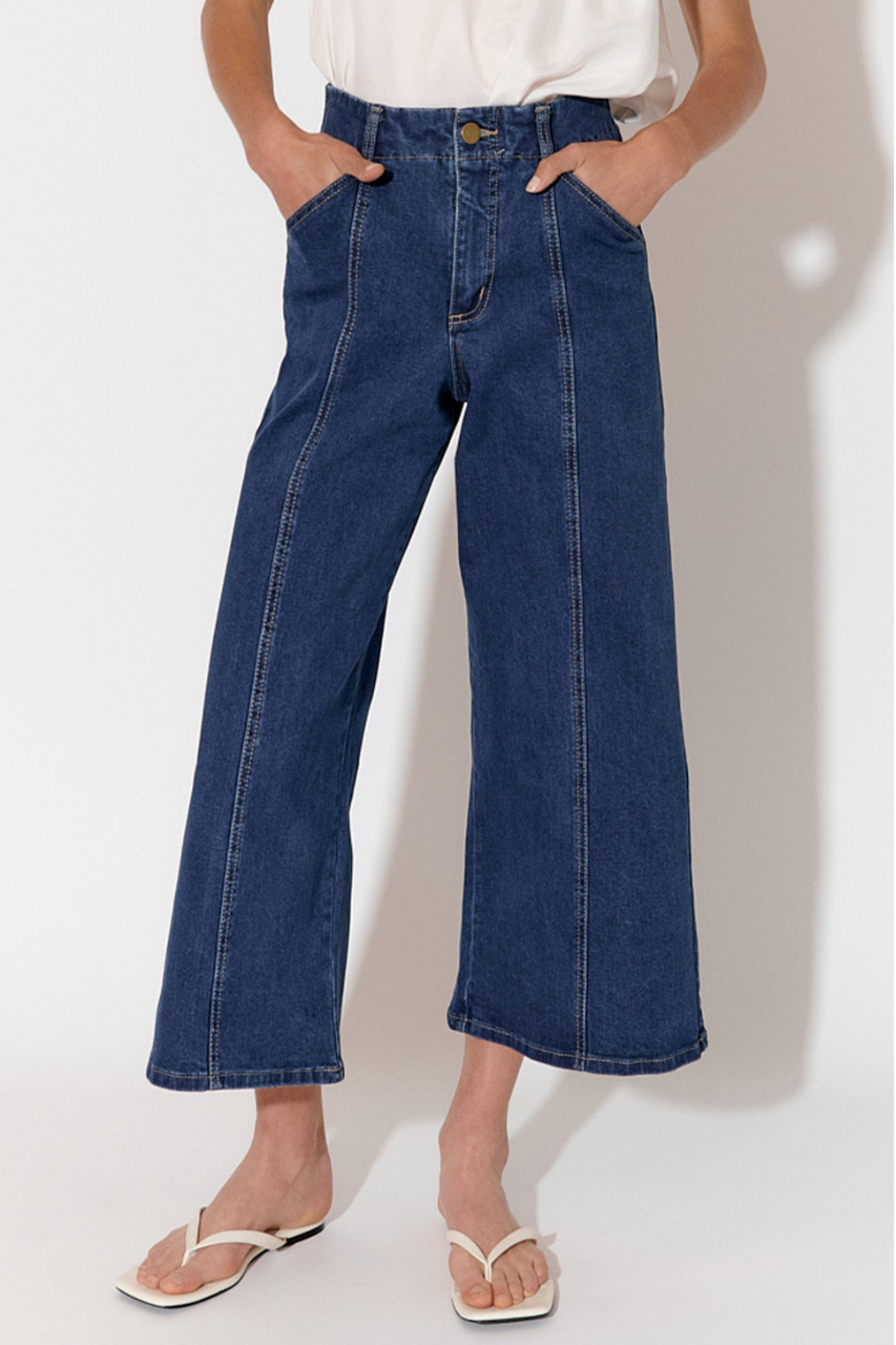 Adele Wide Leg Crop Jean