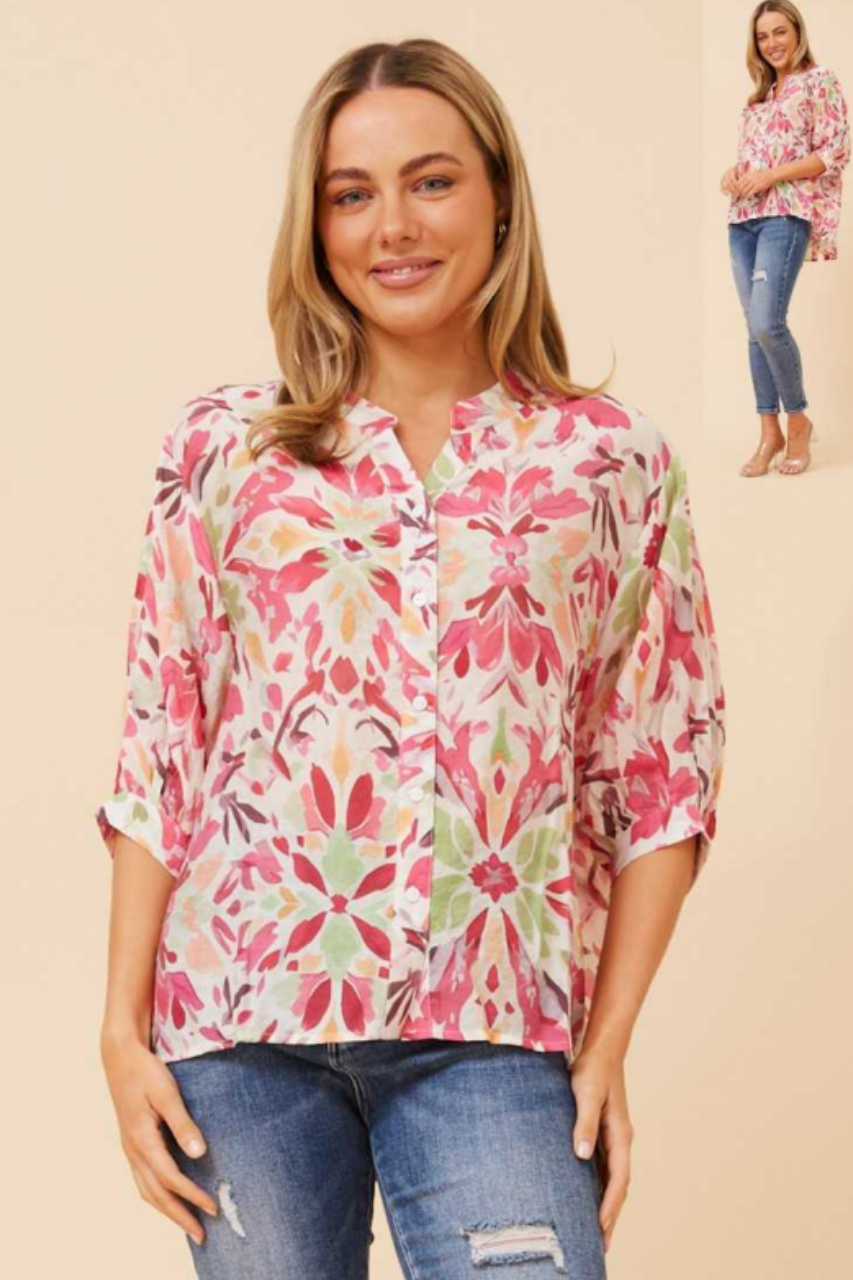 Jillie Button Top