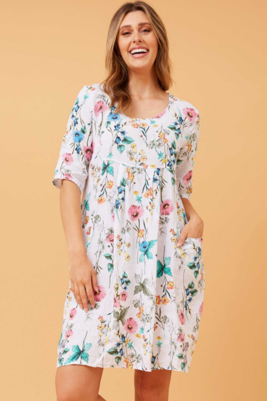 Francis Linen Dress