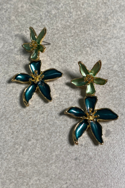 Flower Drop Earrings