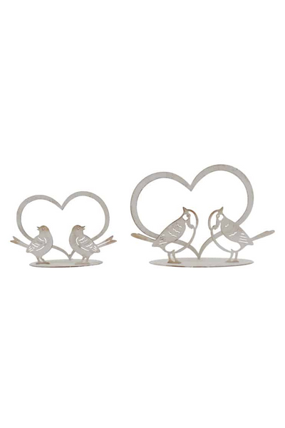 Lovebirds with Heart