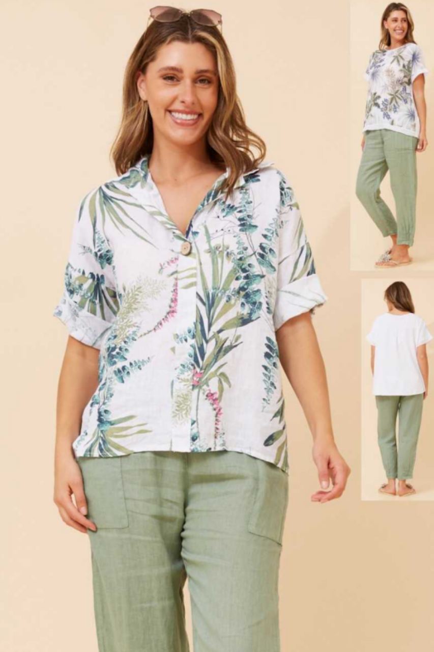 Anari Button Top