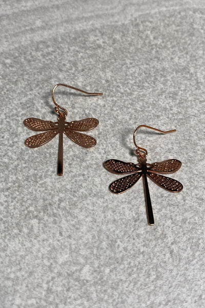 Fine Dragonfly Earrings