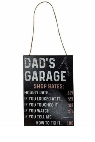 Dad's Garage Sign