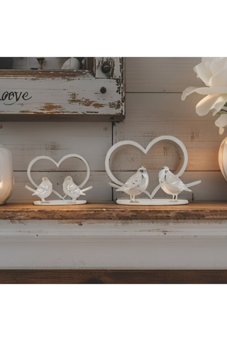 Lovebirds with Heart