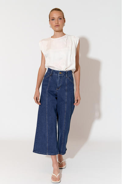 Adele Wide Leg Crop Jean