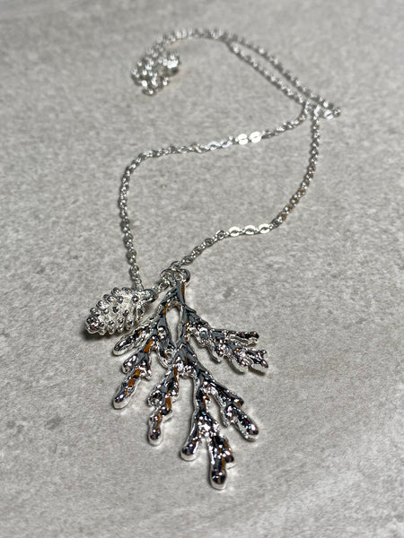 Leaf & Pine Necklace