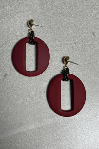 Chain Cutout Earrings