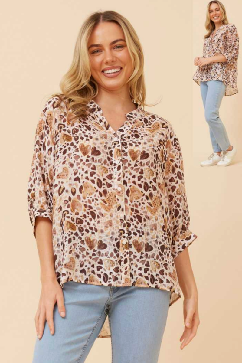 Mitchell Button Top – Hub n Hive