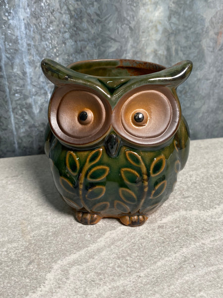 Ceramic Owl Planter