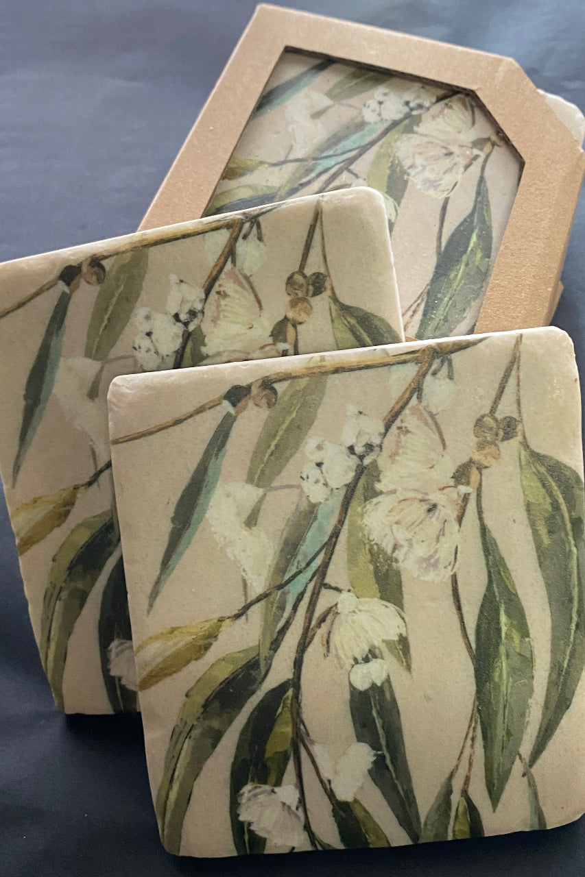 S/4 Eucalypt Coasters