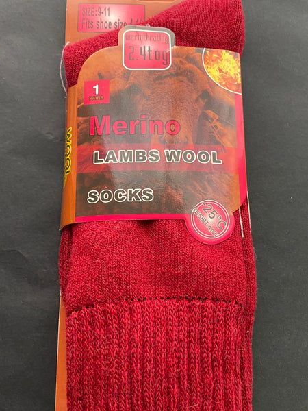 Merino Lamb's Wool Sox