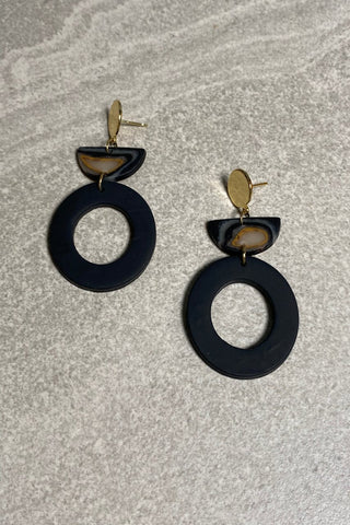 Midnight Moon Earrings