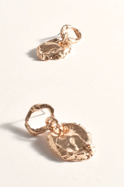 Textured Drop Earrings