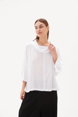 Therese Lyocell Funnel neck Top