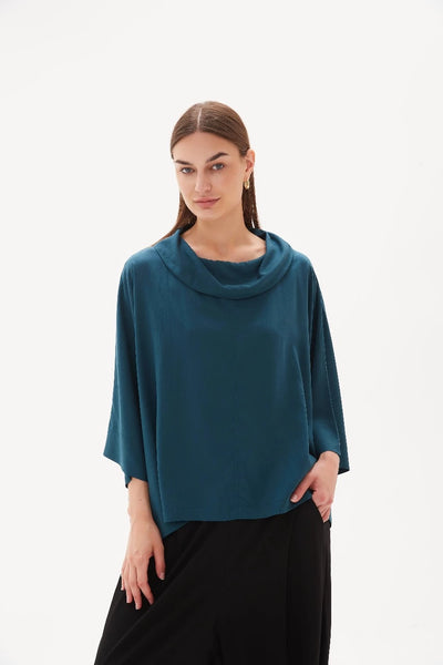 Therese Lyocell Funnel neck Top