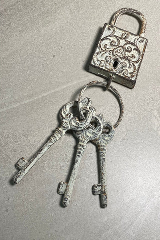 Antique Lock - 3 Keys