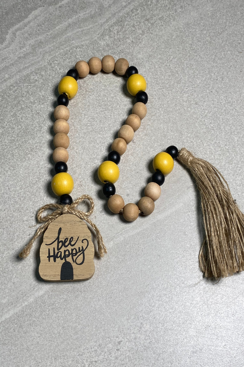 Beaded Be Happy Rope