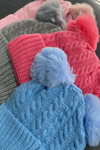 Kids Pompom Beanie