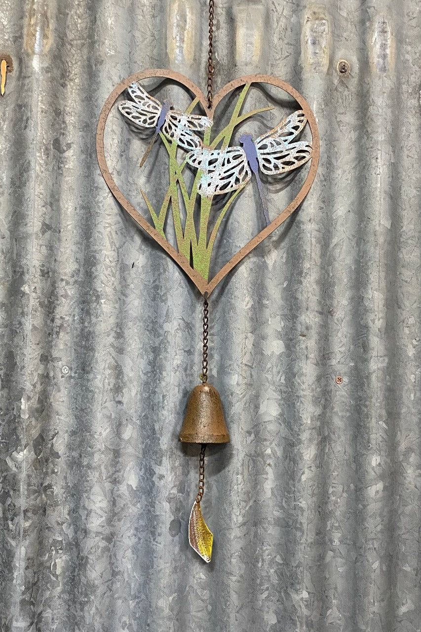 Dragonfly Lasercut Hanging Bell