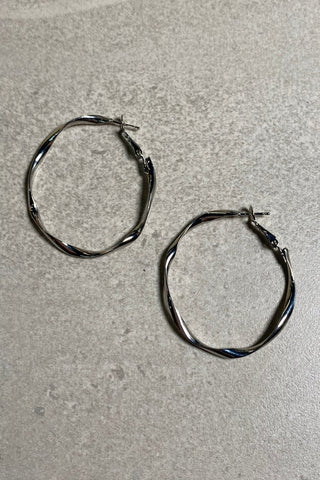 Twisted Hoop Earrings