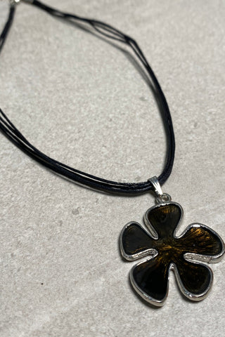 Shadow Flower Necklace