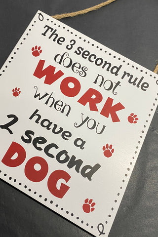 3 Second Rule Wall Art