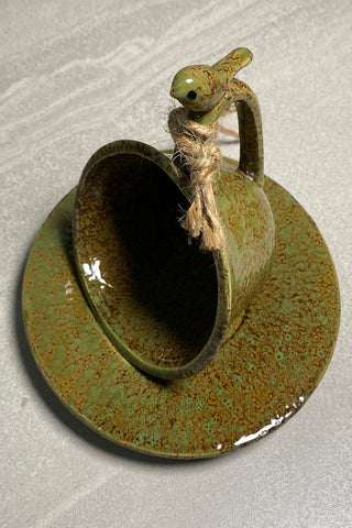 Tea Cup Bird Feeder