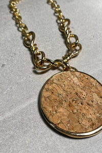 Wood Disc Pendant