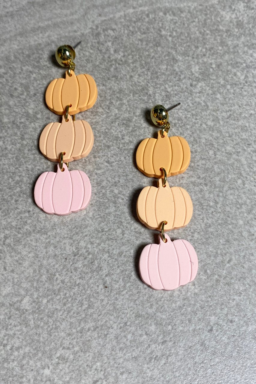 Pumpkin Trio Earrings