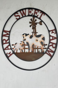 Cow Sweet Farm Wall Art