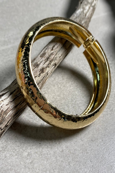 Hammered Hinge Bangle