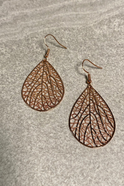 Filigree Teardrop Earrings