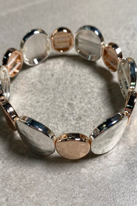 2 Tone Disc Bracelet