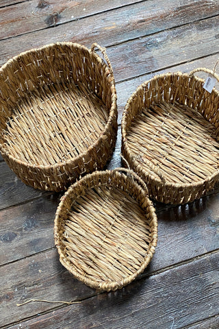 Round Seagrass Tray