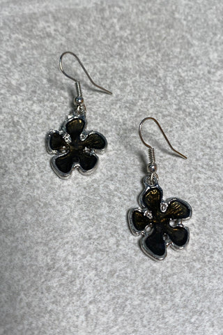 Shadow Flower Earrings