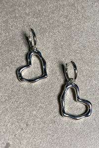 Abstract Heart Earrings